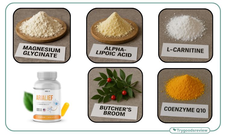 Arialief Ingredients